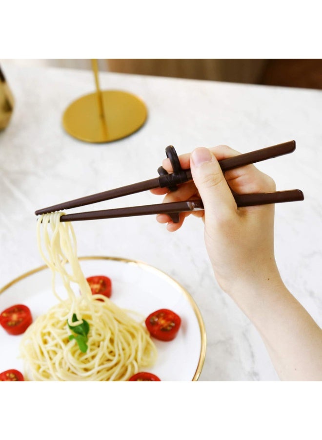 Training Chopsticks for Adults Right-Handed - Beginner Helper, Trainer, Easy Practice Chopsticks - Image 2